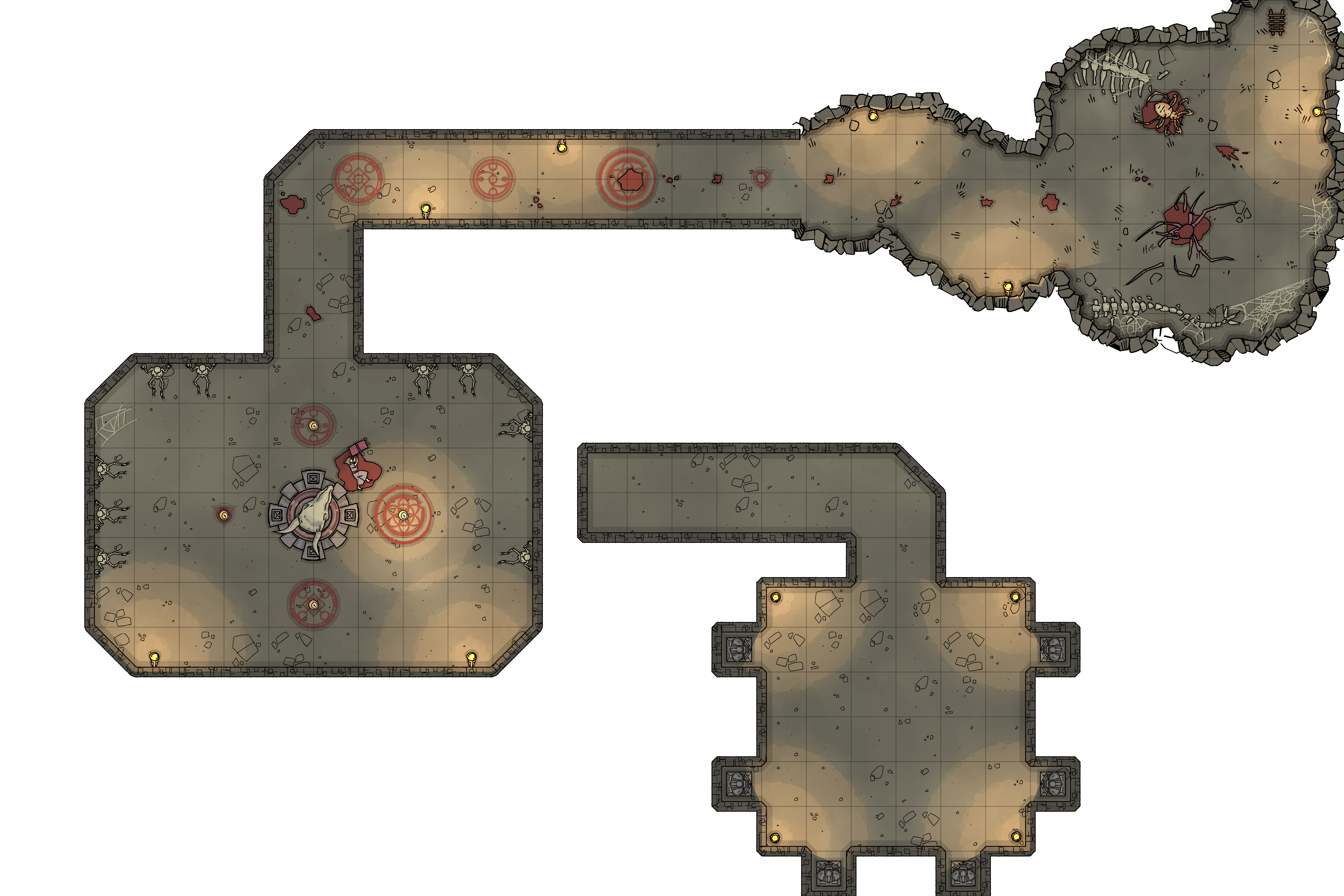 Dnd Underground Dungeon Map
